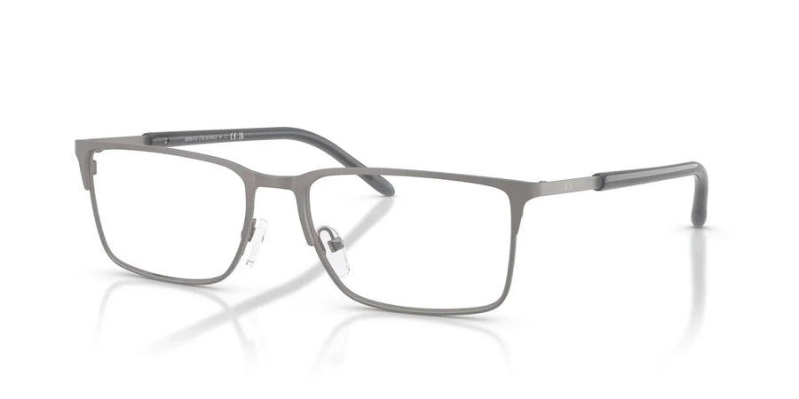 ARMANI EXCHANGE 1073 6003 - Gunmetal Rectangle Eyeglasses for Men