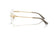DOLCE & GABBANA 1363 02 - Gold Cat-Eye Eyeglasses for Women - view 2