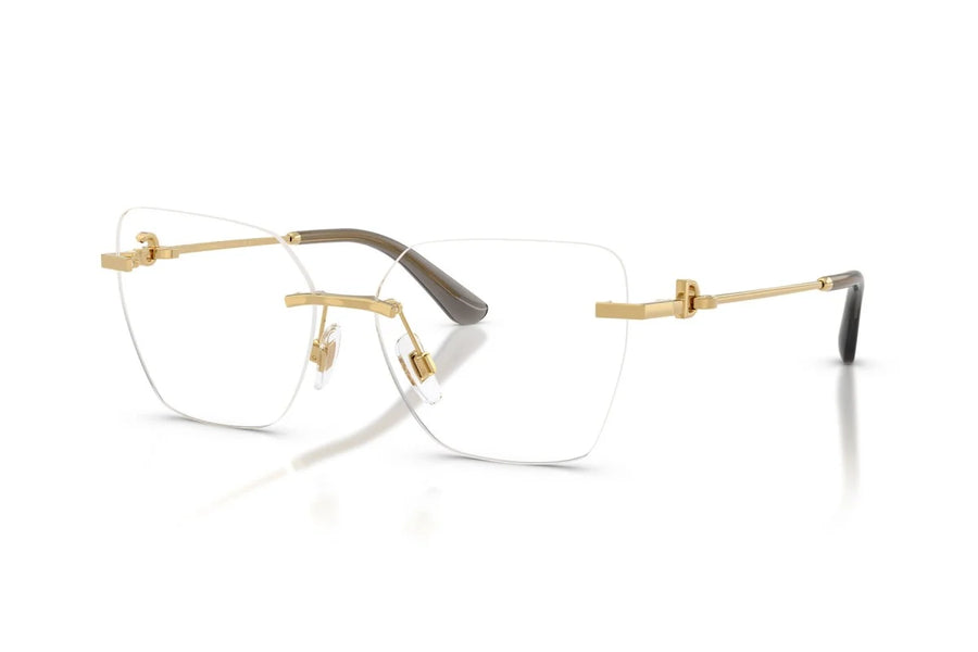 DOLCE & GABBANA 1363 02 - Gold Cat-Eye Eyeglasses for Women
