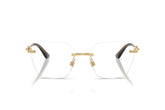 DOLCE & GABBANA 1363 02 - Gold Cat-Eye Eyeglasses for Women - view 4