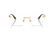 DOLCE & GABBANA 1363 02 - Gold Cat-Eye Eyeglasses for Women - view 4
