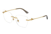 DOLCE & GABBANA 1363 02 - Gold Cat-Eye Eyeglasses for Women - view 6