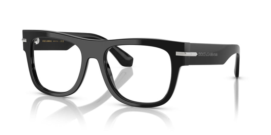 DOLCE & GABBANA 3407 501 - Black Cat-Eye Eyeglasses for Men