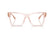 DOLCE & GABBANA 3411 3148 - Pink Cat-Eye Eyeglasses for Women - view 4