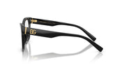 DOLCE & GABBANA 3430 501 - Black Cat-Eye Eyeglasses for Women - view 2