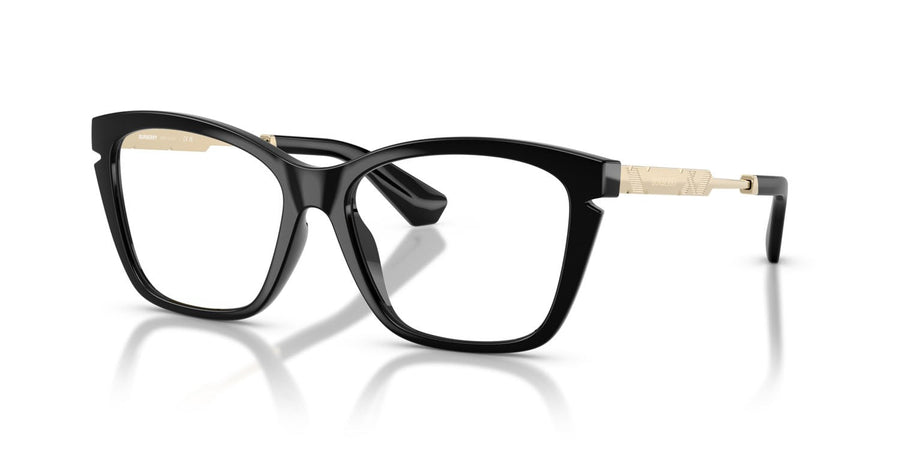 BURBERRY 2427U 3001 - Black Cat-Eye Eyeglasses for Women