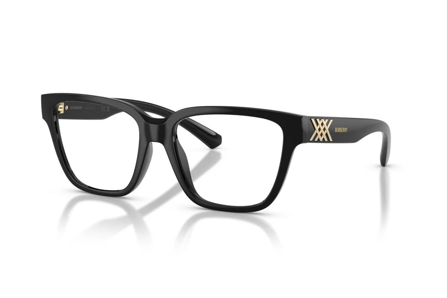 BURBERRY 2457U 3001 - Black Cat-Eye Eyeglasses for Women