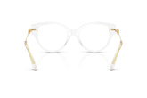 DOLCE & GABBANA 3438 3133 - Transparent Cat-Eye Eyeglasses for Women - view 3