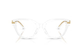 DOLCE & GABBANA 3438 3133 - Transparent Cat-Eye Eyeglasses for Women - view 4