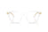 DOLCE & GABBANA 3438 3133 - Transparent Cat-Eye Eyeglasses for Women - view 4