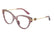 DOLCE & GABBANA 3438 3474 - Mauve Cat-Eye Eyeglasses for Women - view 6