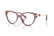 DOLCE & GABBANA 3438 3474 - Mauve Cat-Eye Eyeglasses for Women - view 7