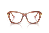 DOLCE & GABBANA 3439 3473 - Red Rectangle Eyeglasses for Women - view 4