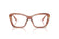 DOLCE & GABBANA 3439 3473 - Red Rectangle Eyeglasses for Women - view 4