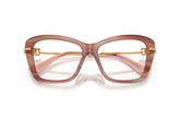 DOLCE & GABBANA 3439 3473 - Red Rectangle Eyeglasses for Women - view 5