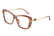 DOLCE & GABBANA 3439 3473 - Red Rectangle Eyeglasses for Women - view 6