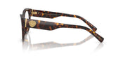 DOLCE & GABBANA 3440 502 - Brown Cat-Eye Eyeglasses for Women - view 2