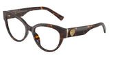 DOLCE & GABBANA 3440 502 - Brown Cat-Eye Eyeglasses for Women - view 6