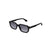 POLICE SPLU82 700 - Black Rectangle Sunglasses for Men