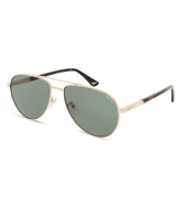 POLICE SPLR77 579 - Silver Aviator Sunglasses for Men