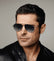 POLICE SPLR77 579 - Silver Aviator Sunglasses for Men - view 2