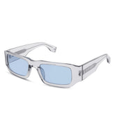 POLICE SPLR82E 04G0 - Transparent Rectangle Sunglasses Unisex - view 3