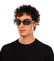 POLICE SPLR82E 04G0 - Transparent Rectangle Sunglasses Unisex - view 4
