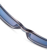 POLICE SPLR82E 04G0 - Transparent Rectangle Sunglasses Unisex - view 7