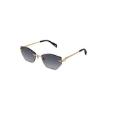 POLICE SPLU10 300 - Gold Cat-Eye Sunglasses for Women - view 3