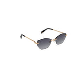 POLICE SPLU10 300 - Gold Cat-Eye Sunglasses for Women - view 8