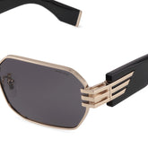 POLICE SPLU79 300 - Gold Rectangle Sunglasses Unisex - view 9