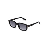 POLICE SPLU82 700 - Black Rectangle Sunglasses for Men - view 3