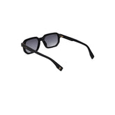 POLICE SPLU82 700 - Black Rectangle Sunglasses for Men - view 4