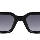 POLICE SPLU82 700 - Black Rectangle Sunglasses for Men - view 8