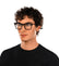 POLICE VPLR69 700 - Black Square Eyeglasses for Men - view 4