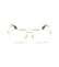 POLICE VPLR71 300 - Gold Aviator Eyeglasses Unisex - view 2