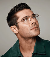 POLICE VPLR71 300 - Gold Aviator Eyeglasses Unisex - view 4