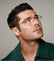 POLICE VPLR71 300 - Gold Aviator Eyeglasses Unisex - view 4