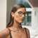 POLICE VPLU03 700 - Black Oval Eyeglasses for Women - view 4