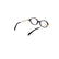 POLICE VPLU03 700 - Black Oval Eyeglasses for Women - view 6