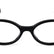 POLICE VPLU03 700 - Black Oval Eyeglasses for Women - view 9