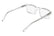 CALVIN KLEIN 25546 970 - Transparent Rectangle Eyeglasses for Men