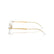 RAY BAN 3768V 2500 - Gold Rectangle Eyeglasses for Men