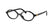 MIU MIU 01XV 1AB1O1 - Black Oval Eyeglasses for Women