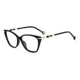CAROLINA HERRERA HER 0381/G 807 - Black Rectangle Eyeglasses for Women