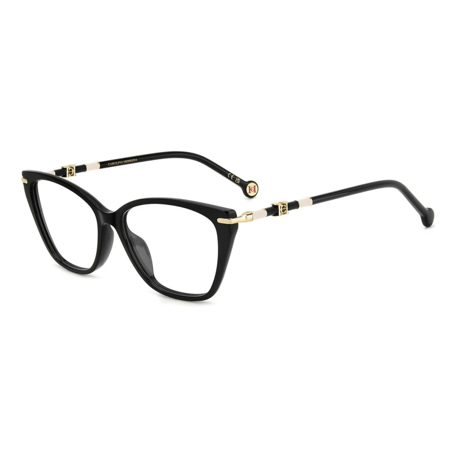 CAROLINA HERRERA HER 0381/G 807 - Black Rectangle Eyeglasses for Women