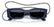 VOGUE 5655SU 324087 - Blue / Navy Rectangle Sunglasses for Women