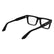 CALVIN KLEIN 25520 001 - Black Rectangle Eyeglasses for Men