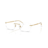 RAY BAN 3768V 2500 - Gold Rectangle Eyeglasses for Men