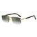 HUGO BOSS BOSS 1918/S J5G - Gold Rectangle Sunglasses for Men